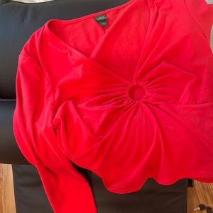 Red Long Sleeve Shirt